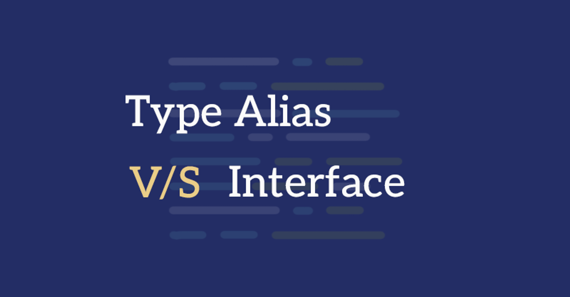[TS-1] Type vs Interface ?